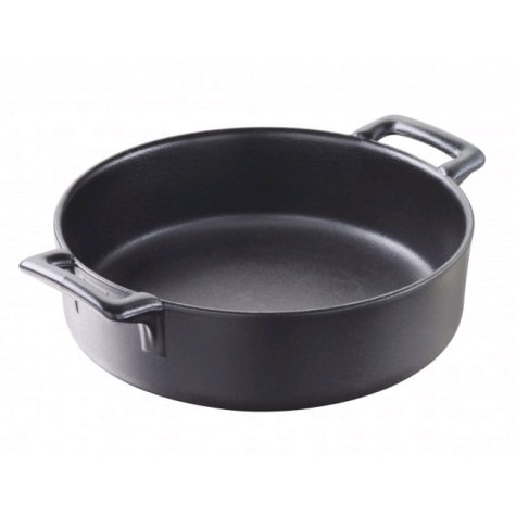 Round Cocotte With Lid - 4 INCH - Black ceramic - Collection