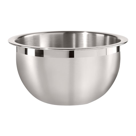 Mixing Bowl, 8 Qt, Stainless Steel, Silicone Base, Libertyware MB08SB