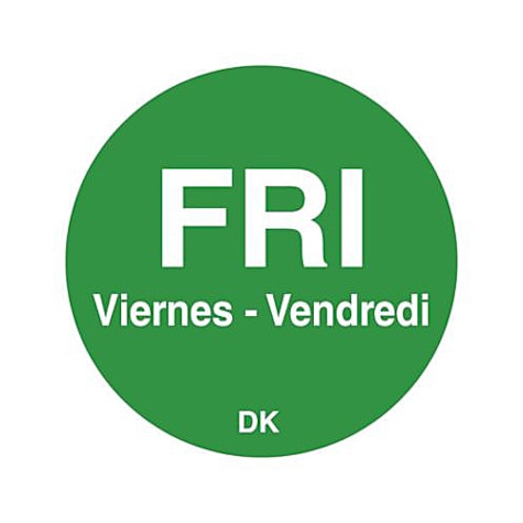 Day of the Week Label