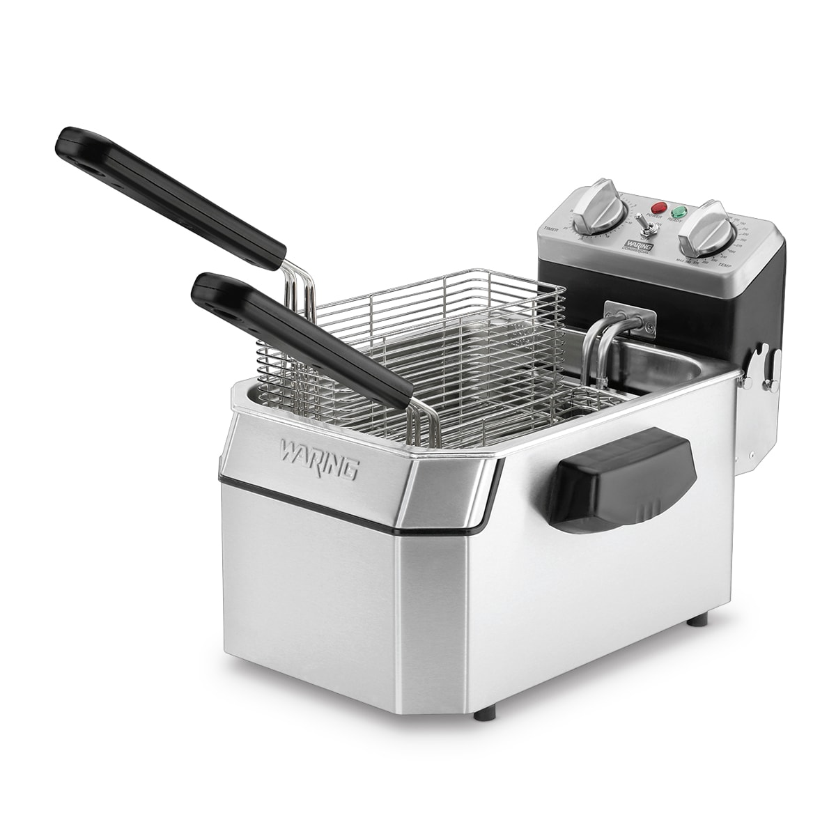 Waring Commercial WDF1000 Heavy-Duty 120V Single 10 lb. Deep Fryer